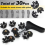 30Pcs Pointes de Golf Chaussures Remplacements Crampons Avec CléS à 7
