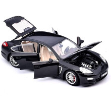 1:18 Scale for Porsche for Panamera Toy Vehicles Alloy Automobile Model Car Simulation Children Toys Collection Gift Decorate (Color : Black)