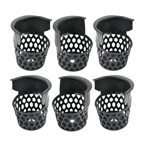 6 Pcs Pool Table Pockets Billiard Set Black Billiards Net Bag Entertainment Web Snooker Baskets 1