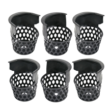 6 Pcs Pool Table Pockets Billiard Set Black Billiards Net Bag Entertainment Web Snooker Baskets