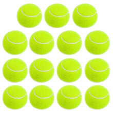 EntraîNement Balles de Tennis, Tennis en Caoutchouc Souple Enfants DéButants pour Animaux Compagnie, Paquet 15 Rebond Hauteur: 110 Cm