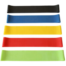 5 Sets Yoga Resistance Rubber Bands Fitness Elastic Training Gym Pilates Sport Workout Equipment