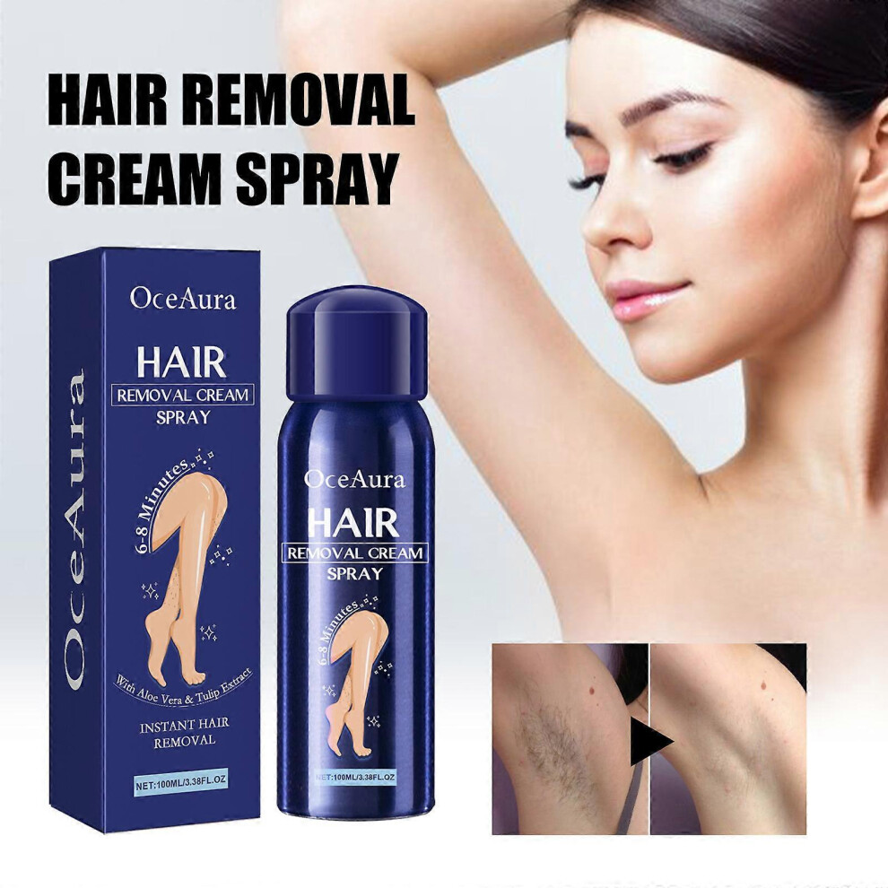 (1pcs) Hair Removal Spray Foam, Gentle & Fast-acting Hair Removal Spray, Intimate Painless Hair Remover for Sensitive Skin, Depilatory for Bikini Unde