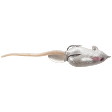 Appât Luya pour Rat Rongeur 6Cm / 10.5G, Eau , Crochet Lei Frog, Argent