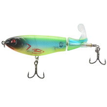 10,5 Cm17G le Nouveau Popper Style Occidental Flotteur DurAmorce de Crayonet UniqueRotatif avec la Queue Molle Appâts Artificiels PêChe I