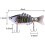 Angel KöDer Schwimm für Bass 7Segment Multi Jointed Tackle Kits Lebensechter 3