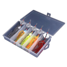 16G Spinner Bait Fishing Lure Chatter Wobbler Gonna nel Gomma Artificiale per Bass Pike Walleye