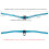 720Mm Guidon 31,8 VéLo LéGer Riser Bar Extra Longue pour Cyclisme Course Bleu 4