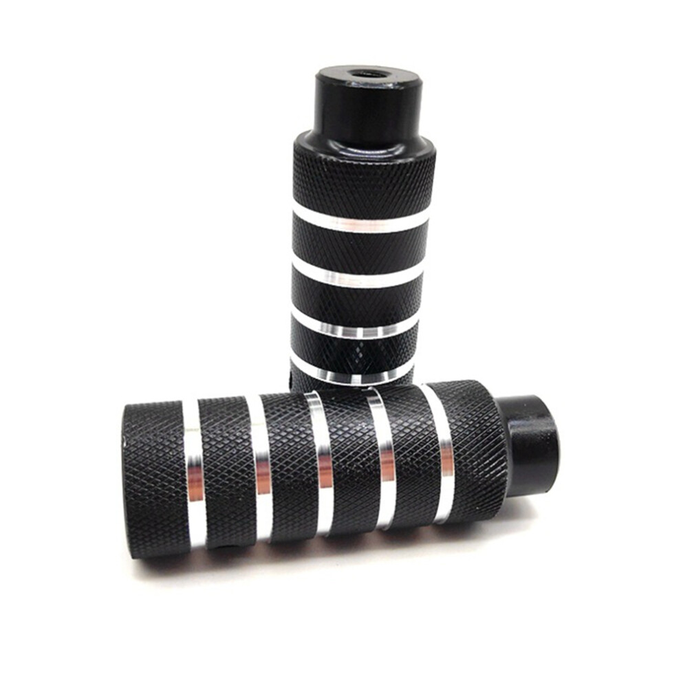 Pioli Bici 2 Pezzi Nel Lega Di Alluminio Anti-Scivolo Piede Bicicletta 3/8 Pollici