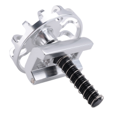 Vouwfiets Scharnier Klem Cnc Aluminium Legering C Gesp voor Fiets Clip Accessoires,Zilver