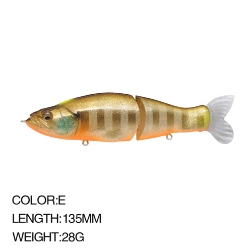 Slow Floating Bait Swimming Joint Swing Lure Bionics E 2