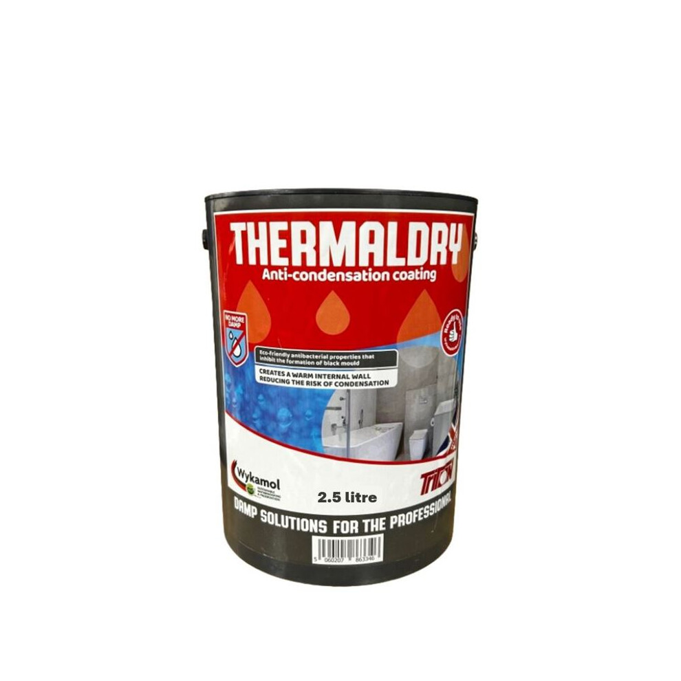 Anti-Condensation Coating Wykamol Thermaldry Thermally Insulating Paint 2.5Litre - Image 3