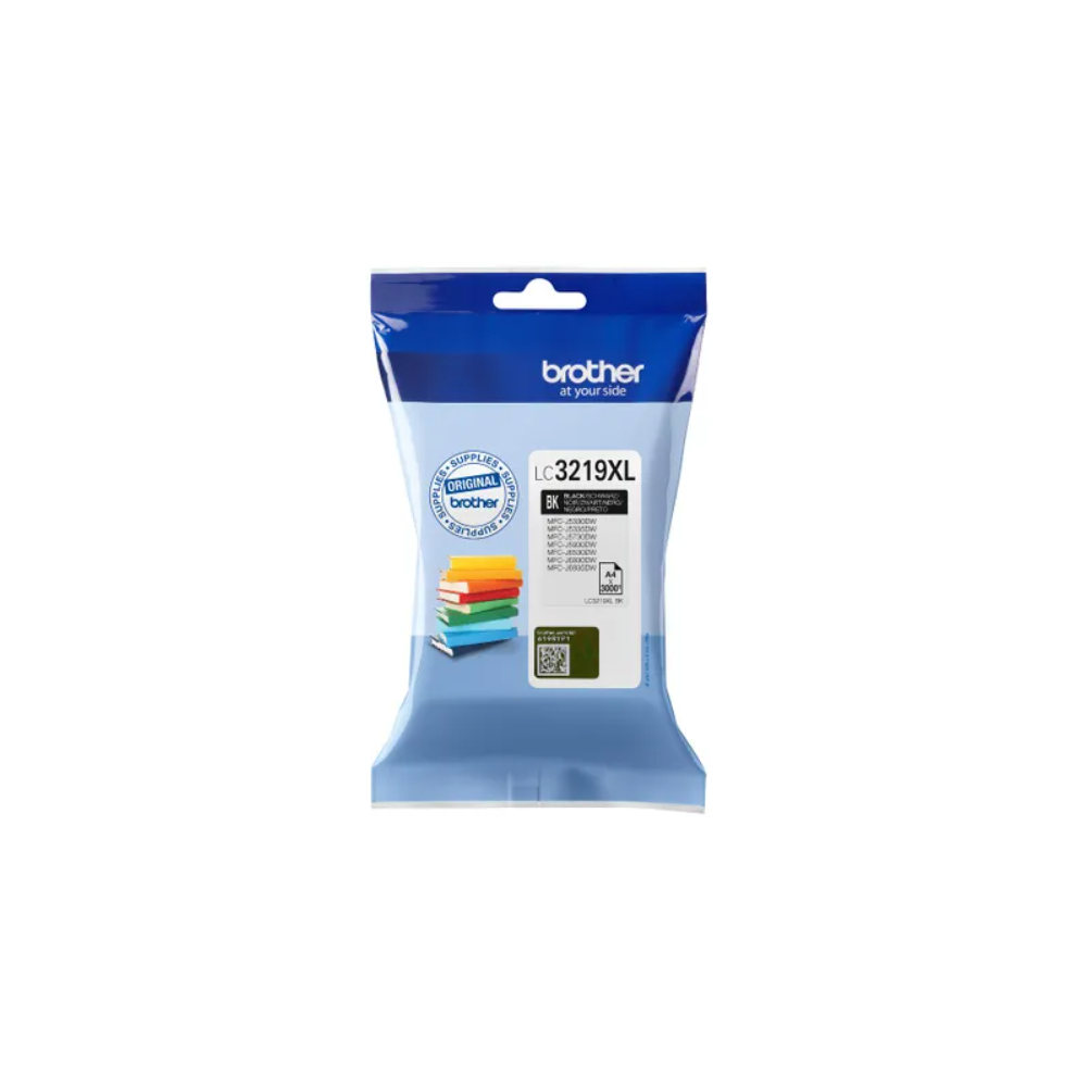 Brother Lc-3219Xlbk Ink Cartridge Inkjet High Yield 3000 Pages Lc3219xlbk Black