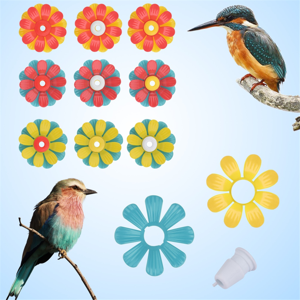 Flores Para Comedero De PáJaros, Juego Puertos AlimentacióN Colgar Piezas Repuesto, Suministros PáJaros B-image