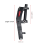 Amortisseur Hydraulique de Support Fourche et Pied pour PièCes Scooter MAX G30 G30LP 10