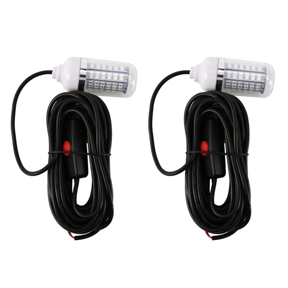 Photos - Other for Fishing 2PCS 12V LED Green Underwater Submersible Night Fishing Light Crappie Boat