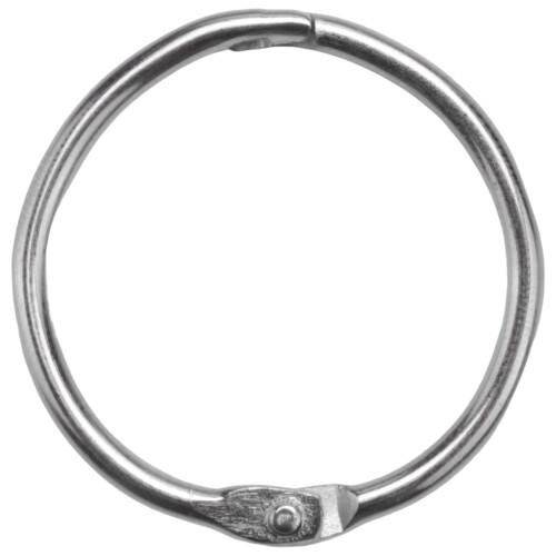 25 τμχ Μεταλλικά 1,2" Loose Leaf Rings Μπρελόκ για Βιβλίο Scrapbooking