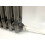 (636mm) Electric 2 Column Raw Metal Column Radiators - 600mm High 5
