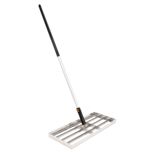 Lawn Levelling Lute - 75cm x 25cm, Heavy-Duty Stainless Steel Head, 3kg with 1.3m Quick-Release Ergonomic Handle