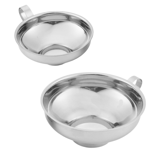 Einmach-Trichter, 2er-Pack Edelstahlzubeh?r K?chentrichterglas 2