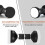 Adjustable Threaded Bed Frame Anti-Shake Tool for Bed,Headboard Stoppers,Prevent Loosening Fixer(2Pcs Black ) 8
