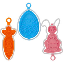 Easter Cookie Cutters & Stamper Set