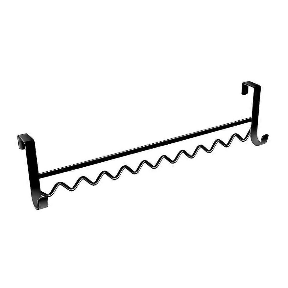 Kricely (Black, One Size) Over Bedside Clothes Hook Rack Dorm Bedside Clothes Coat Towel Hanging Hook