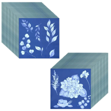 60 Sheets Cyanotype Paper Sun Print Art Kit High Sensitive Nature-Sun Printing Drawing