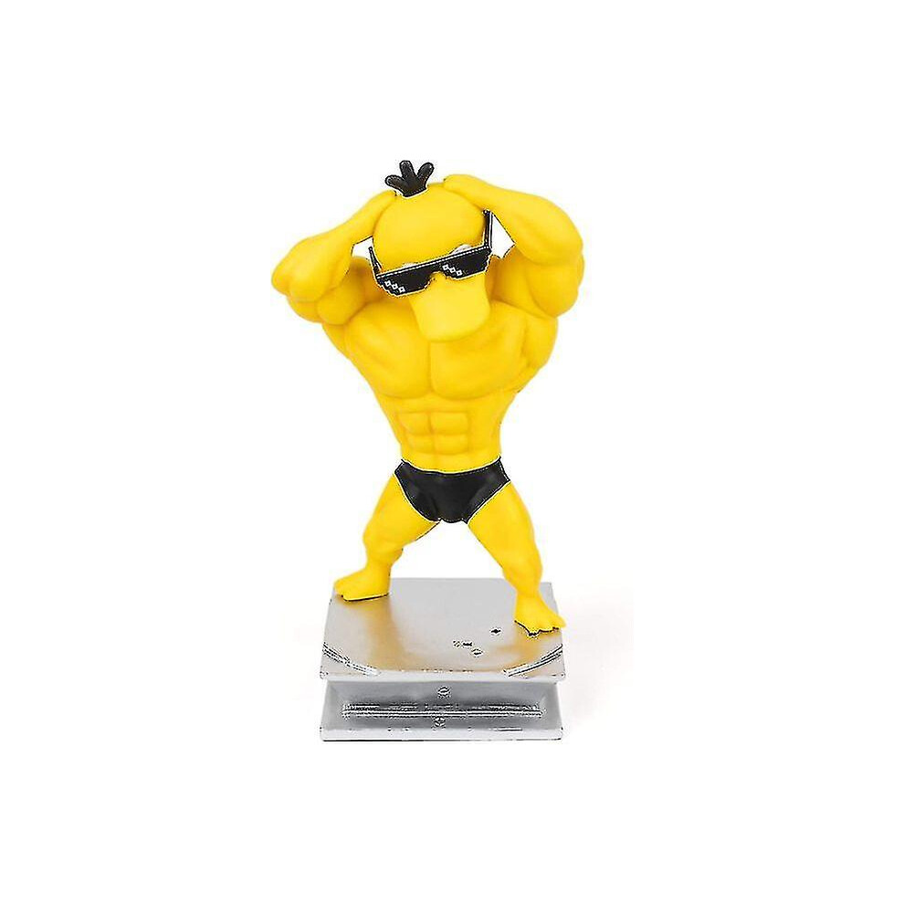 Hiigyl (Psyduck, One Size) Anime Gk Pikachu Bulbasaur Statue Figurine Bodybuilding Series Collection