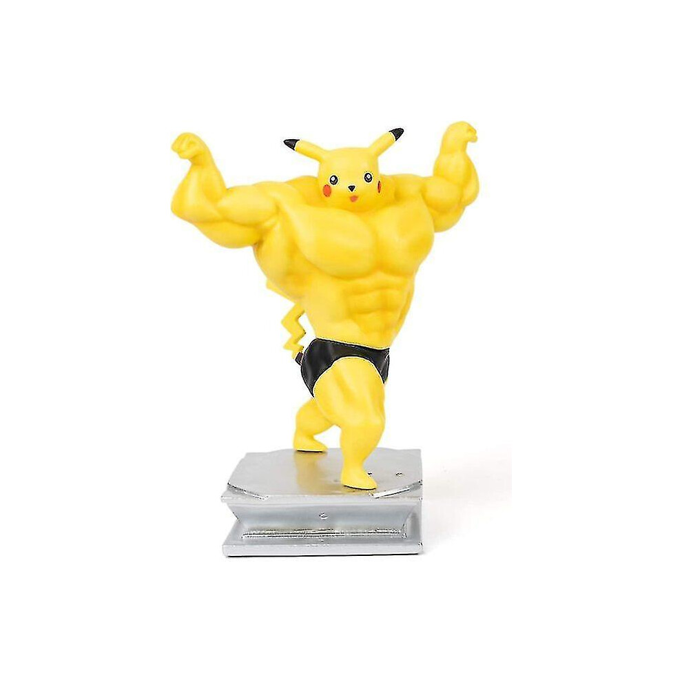 Hiigyl (Pikachu, One Size) Anime Gk Pikachu Bulbasaur Statue Figurine Bodybuilding Series Collection