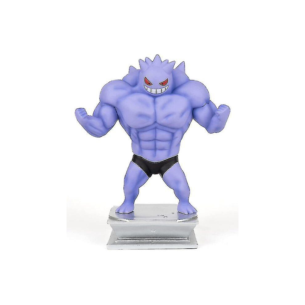 Hiigyl (Gengar, One Size) Anime Gk Pikachu Bulbasaur Statue Figurine Bodybuilding Series Collection