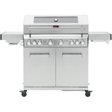 (Without Cover) CosmoGrill 8 Burner Stainless Yamara 6+2 Gas BBQ