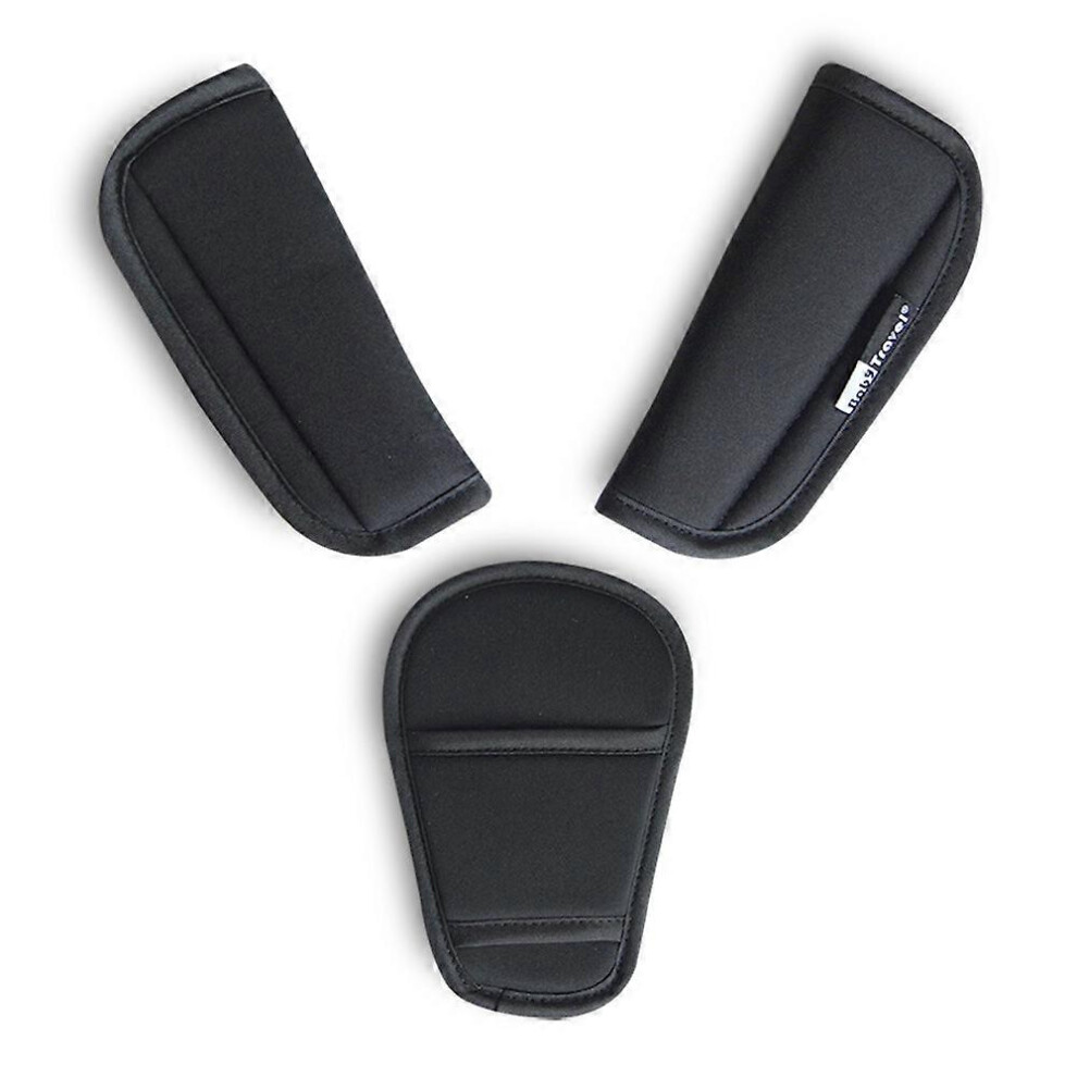 (As show, One size) Belts Pads Shoulder Strap and Crotch Cover, Universal Baby Stroller  Belt Cushion, fits Most car seat