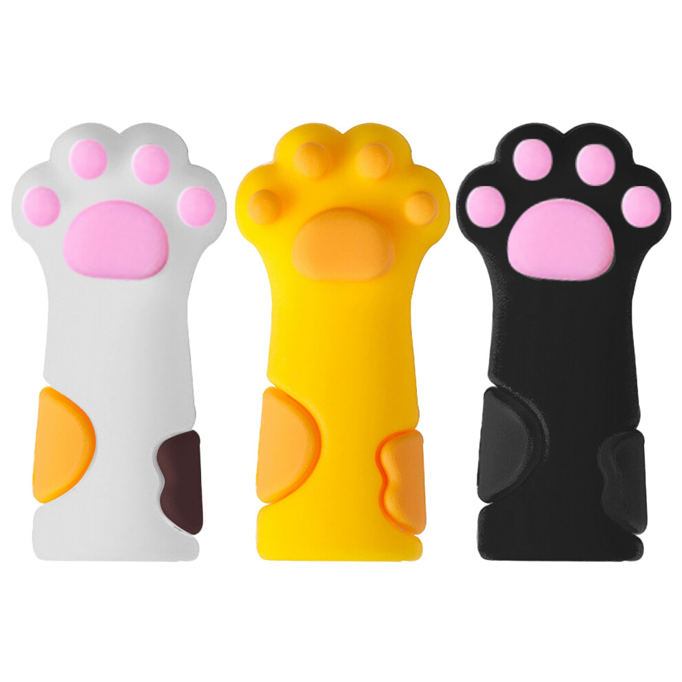 Kopinma 3Pcs Cute Nipper Cover Protective Sleeve For Nail Cuticle Scissors Manicure Pedicure Tools Tweezers Cap