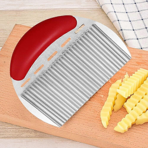 Potato dicing, 1 piece stainless steel potato chipper 2