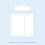 NES Home Nes Home Chrome Square Button WC Flush Plate 4