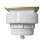 NES Home Nes Home Brushed Brass Square Button WC Flush Plate 3