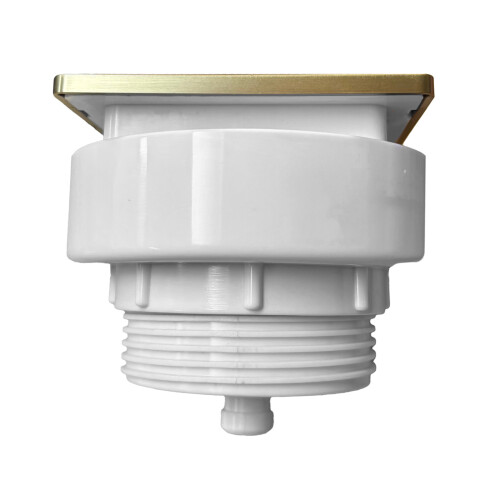 NES Home Nes Home Brushed Brass Square Button WC Flush Plate 2