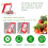 Food Plastic Fresh-Keeping Tray Stackable Reusable 6