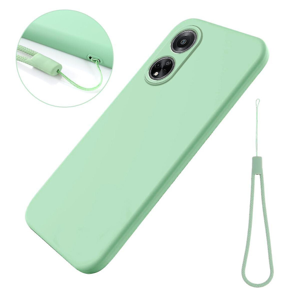 (Green) Phone Protection Case For Oppo A98 5g / A1 5g / F23 5g, Soft Lining Liquid Silicone Phone Cover With