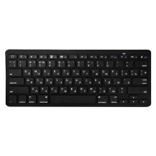 Russian Keyboard Ultra-Thin Wireless Bluetooth Keyboard, for IOS Android Tablet / Laptop -Black