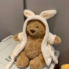 2024 New stuffed animal toy Bartholomew Bear Bathrobe MEDIUM - H26 X W12 CM Kids Christmas Gift