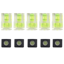 10 pezzi Livella a slitta calda, livella a bolla calda Copertura per fotocamera 2 assi Spirit per pellicola DSLR