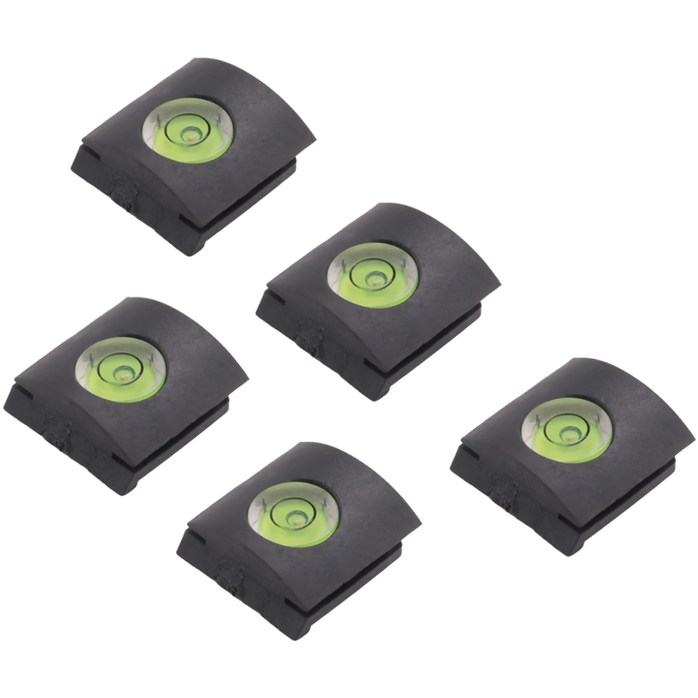 5Pcs Slr Camera Bubble Spirit Level Hot Shoe Protector Cover Cameras Accessories Spare Parts Black 4853480223539