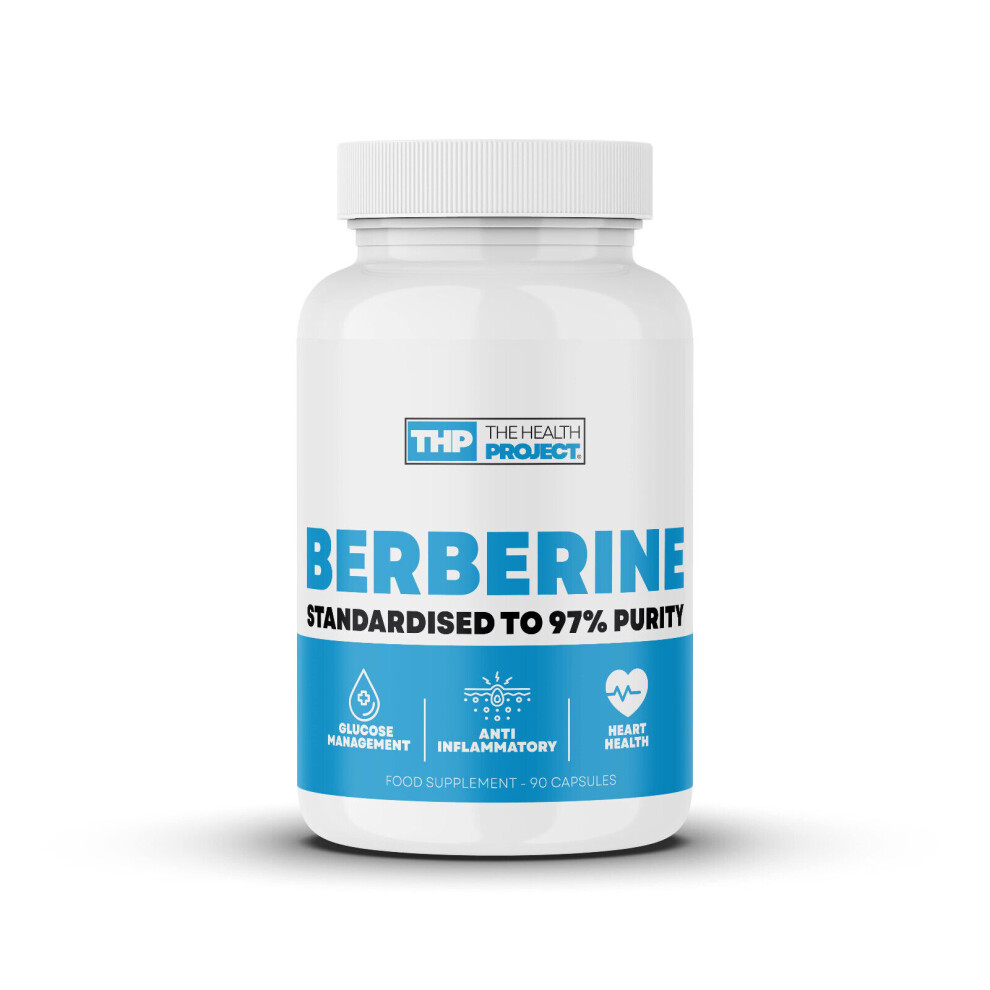 Health & Health The Health Project Berberine 300Mg 90 Capsules
