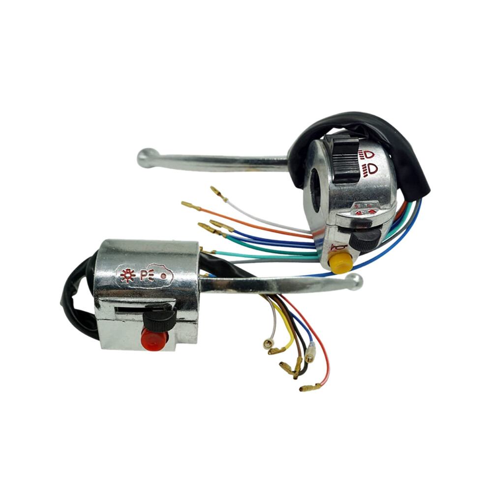 Interruttore Manubrio Moto Da 7/8 Pollici 22 Mm, Clacson, Controllo Abbaglianti/Anabbaglianti, Per Jialing JH70 JH90