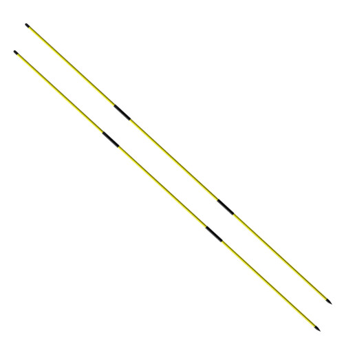 Γκολφ Alignment Sticks Training Aid 2 Pack, 3-Section 48 inch Swing Trainers Foldable Practice Rods 1