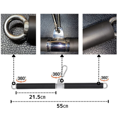 Training Pulling Bar Device Accessories Pull Down Straight Biceps for Home Gym Bodybuilding Equipment 2