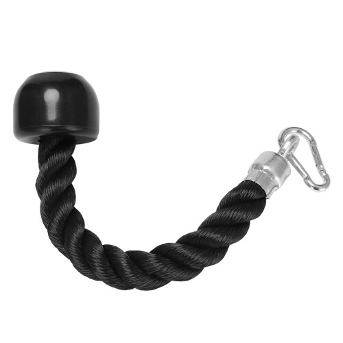 Βαρέως τύπου Tricep Pull Down Single Rope with Snap Hook, Fitness Attachment Cable Machine Pulldown for Home Gym