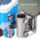 Support de base de parapluie de p?che, support de support r?glable en acier inoxydable pour bo?te 5